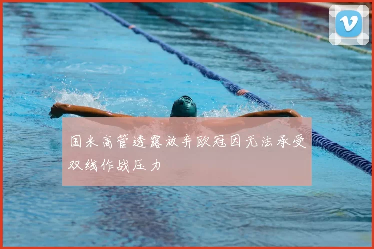 国米高管透露放弃欧冠因无法承受双线作战压力