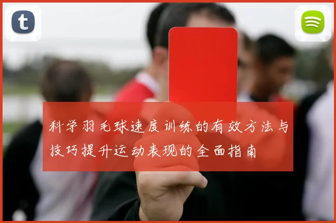 科学羽毛球速度训练的有效方法与技巧提升运动表现的全面指南